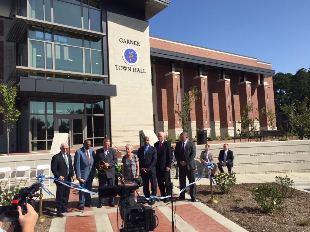 Garner Town Hall Ribbon cutting